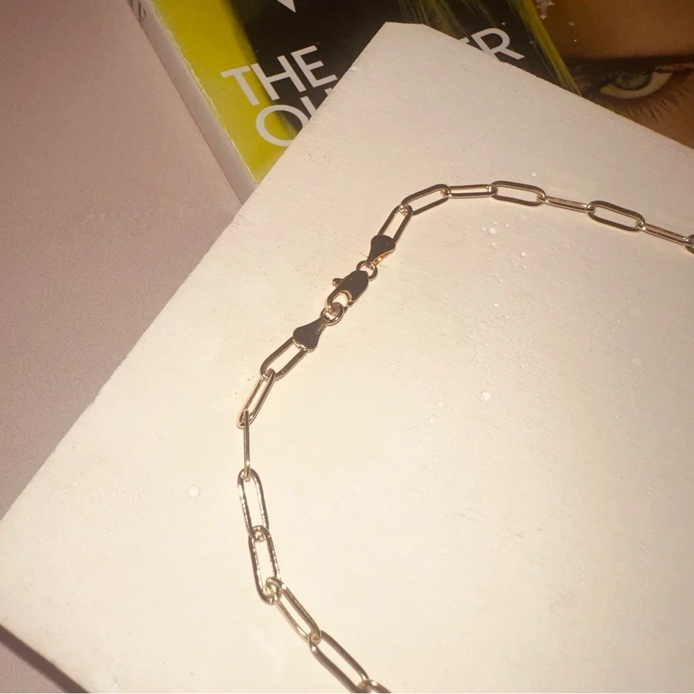 NECKLACE Paperclip Chain - Picture 3 of 4